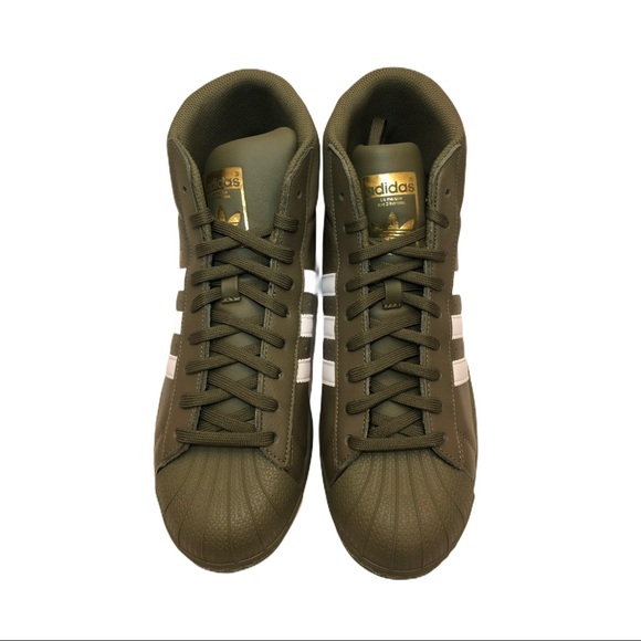 Adidas ProModel AC7067 High-Top Shell Toe Sneakers - Picture 8 of 11